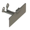 Tough Toys Universal 4WD & Caravan Rear License Plate Relocation Bracket