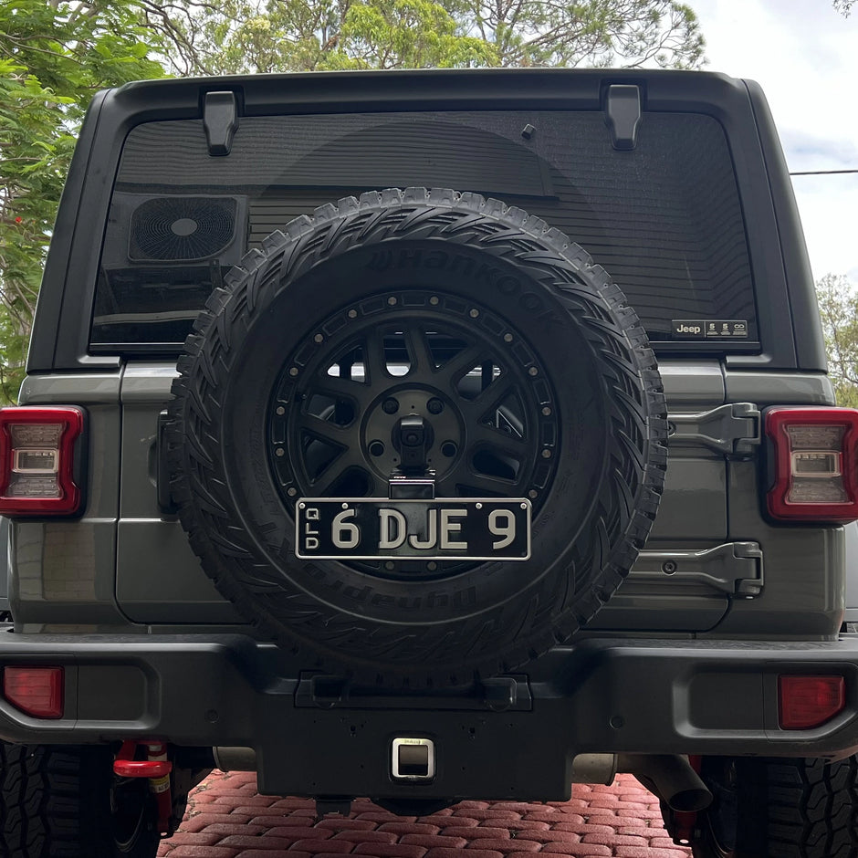 Tough Toys Rear License Plate Relocation Bracket Suitable For 2018+ Jeep Wrangler JL & JLU