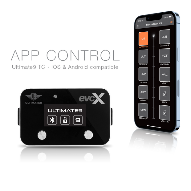 X610 - Ultimate9 EVCX Throttle Controller App