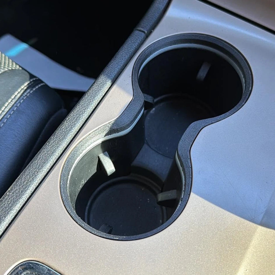 Tough Toys Replacement Chrome Cup Holder Trim Suitable For Jeep Grand Cherokee WK2 2011-2022 RHD